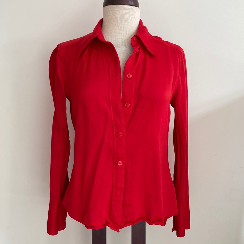 •Zara• Red button down